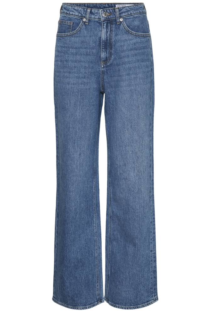 VMTESSA HR WIDE JEANS RA380 GA NOOS 10308153 Medium Blue Denim